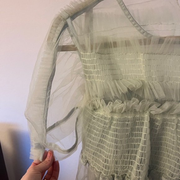 Sister Jane Dresses | Womenswear DREAM Studio Tulle Mini Dress Sea Green - Picture 5 of 5